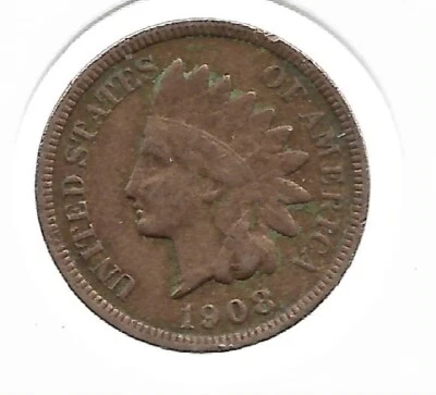 £2.73 • Buy 1908 Rare 100 Year Old Indian Head Penny Liberty Shield Cent US Collection Coin