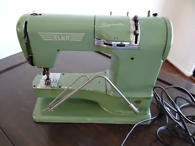 Vintage 1950's Elna Supermatic Sewing Machine • $95