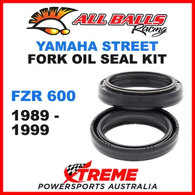 All Balls 55-137 Yamaha FZR600 1989-1999 Fork Oil Seal Kit 38x50x8/10.5 • $36.75