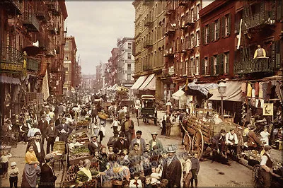 Poster Many Sizes; Mulberry Street In New York City Which Shows The Evocative  • $160.11