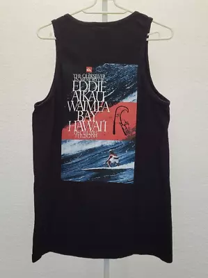 2013-14 Eddie Aikau Big Wave Invitational Quiksilver Men's Small Black Tank Top • $29.95