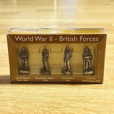 New Westair World War II British Forces Miniature Pewter 1.5  Figures Set Of 5 • $17.99