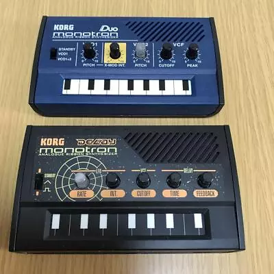 KORG Analog Ribbon Synthesizer MONOTRON DUO & DELAY Set Operation Confirmed • $109.99