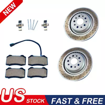 For Maserati Ghibli Quattroporte Rear Brake Pads Rotors 14-16 #11286 Hot Sales • $362.50