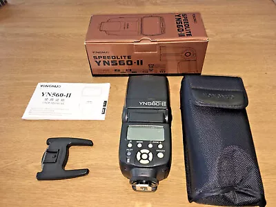 YONGNUO DIGITAL SPEEDLITE FLASH YN560-II NIKON Canon Pentax Olympus DSLR • £65