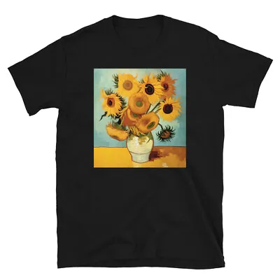 Vincent Van Gogh Sunflowers T-Shirt - Artistic Masterpiece Art Tee • $19.99