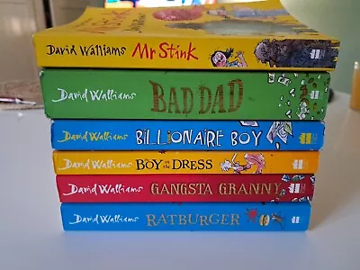 Six David Walliams Paperbacks  • £7.50