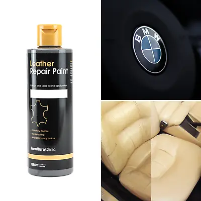 Leather Paint For BMW Car Seats ALL IN ONE Leather Repair Dye & Colour Restorer • £39.76