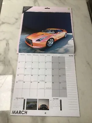 2024 Calendar Ultimate Fast Cars Amazing Speed Month To A View • £3.98