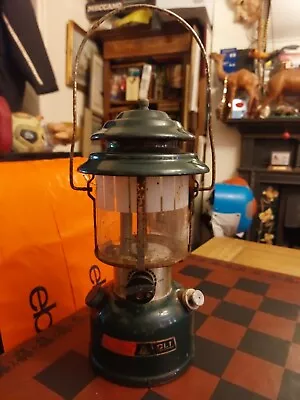 Vintage 1984 Coleman CL1 Model 286 Dark Green Single Mantle Camping Lantern • £79.99