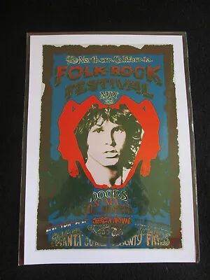£3.49 • Buy The Doors : Folk Rock Festival : Music Retro Poster  (a4 Size)