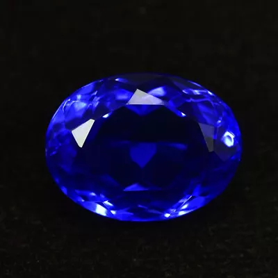 Natural 23.15 Ct AAA+ Oval Blue Tanzanite GIE Certified Loose Gemstone • $0.99