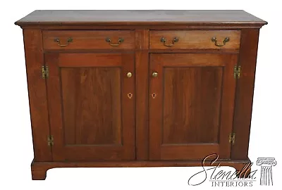 F63293EC: Antique 19th C. Handmade Walnut Chippendale Buffet • $1295