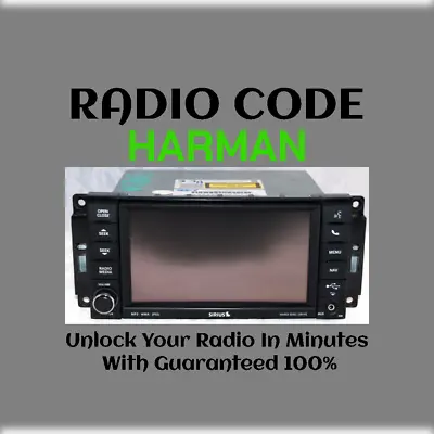 ANTI-THEFT HARMAN RADIO CODE SERIES MyGIG NTG4 REN B STEREO PINCODE SERVICE • $3.99