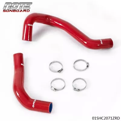 Red Fit For Toyota 2007-2017 Tundra 5.7l V8 Silicone Radiator Hose Clamps Kit • $34.84