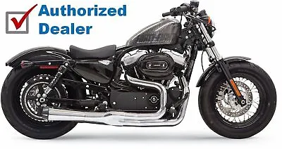 Chrome Bassani Mega Power 2 Into 1 Road Rage II Exhaust Pipe System Sportster XL • $868.95