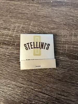 Vintage Matchbook  From STELLINI’S Los Angeles California Match Heads Clipped • $4.99