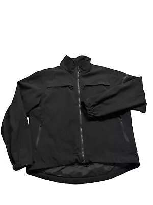 5.11 Tactical Chameleon Jacket Black Soft Shell Mens Large Style 48099 Flaws • $39.99