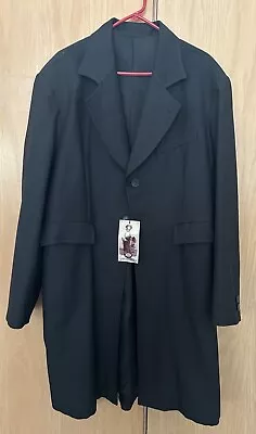 WAH MAKER  Frontier Coat Mens Size 46  Black  100% WOOL FROCK COAT New • $75