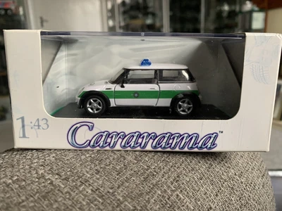 Corgi Cararama 1/43 Classic Polizei Police Mini Cooper Diecast Model Car • £6