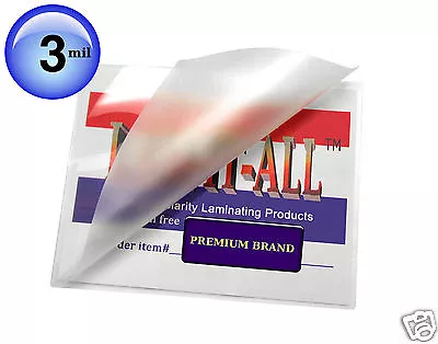 500/pack LAM-IT-ALL Hot Laminating Pouches For 4x6 Photos 3 Mil 4-1/4 X 6-1/4 • $34.60