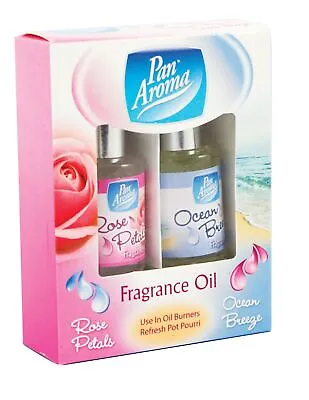 Oil Burner Fragrance Oils Pan Aroma Pourri Scented Oil Rose Petals Ocean Breeze • £4.55