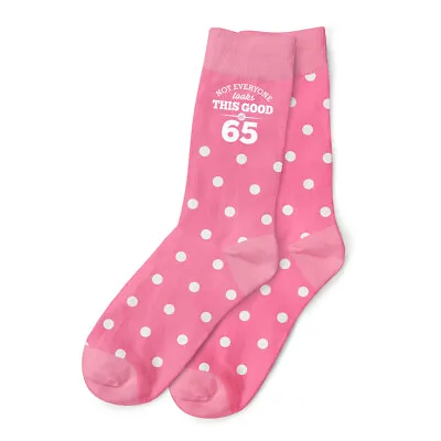 65th Birthday Gift Socks Present Gift Idea Her Women 65 Year Old Size 4-7 • £6.95