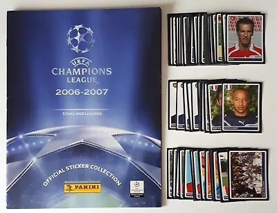 Panini : UEFA Champions League 2006-2007 · Album Stickers 1-192 • £1.65