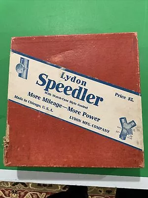 Vintage Lydon Speedler Model A T Auto Truck Fuel Maximizer System 1930`s Era • $75