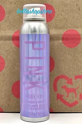 Victoria's Secret Pink More Fun Shimmer Hair & Body Spray 4.7 Oz Discontinued • $24.95