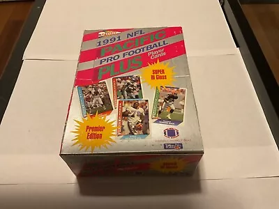 1991 Pacific Plus Football Box Of 36 Packs • $10.96