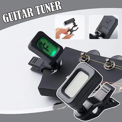 $5.46 • Buy Chromatic Guitar Tuner Violin Ukulele Bass LCD Electronic Clip On Digital I0H4