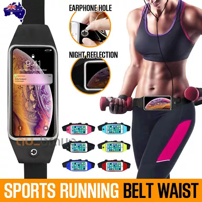 Sports Running Cycling Jogging Belt Waist Pocket Bum Bags For IPhone 14 Samsung • $7.95