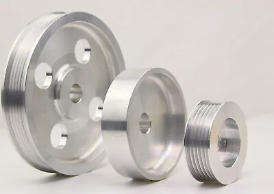 Ford Falcon BA BF FG FGX BARRA BILLET Underdrive Pulley KIT XR6 Turbo FPV RAW • $265