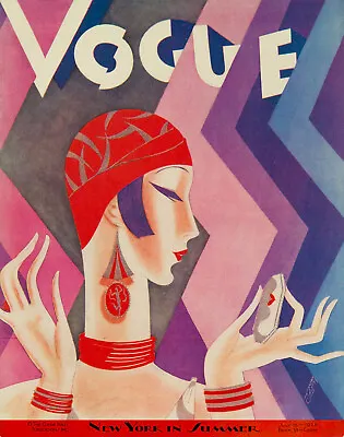Benito - Vintage Vogue New York In Summer Fashion (1926) - 17  X 22  Art Print • $79.99