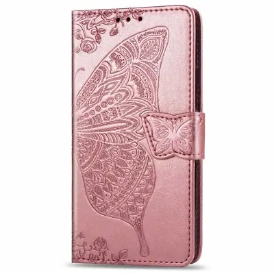 $14.99 • Buy For Oppo A58 A57 A77 A78 5G Reno 8 Lite Pro Butterfly Flip Leather Wallet Cover