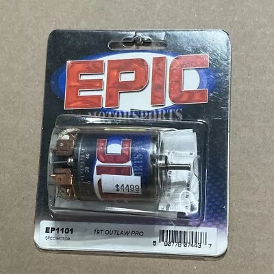 Epic EP1101 19T Outlaw Pro Brushed Motor Vintage New Old Stock Trinity Spec • $44.95