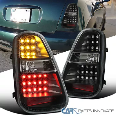 Fit 2005-2006 Mini Cooper S Black LED Tail Brake Lights Lamps Left+Right • $135.95