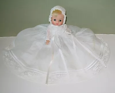 RARE 1963 Madame Alexander 7  Littlest Kitten ~ Pale Blonde In Christening Gown • $124.99