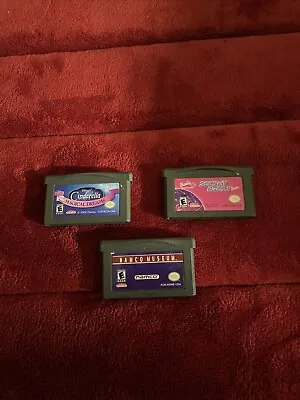 Game Boy Advance  Game Lot 3 Games Barbie Cinderella Namco Museum • $20