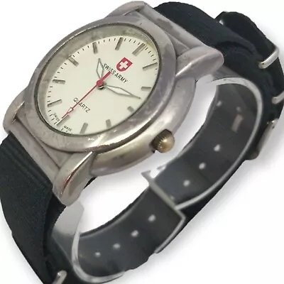 Swiss Army 37mm 1990s Calibre Quartz Lebrocantheure Watch Vintage Watch • $114.11