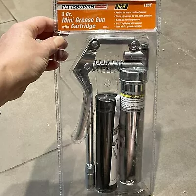 Pittsburgh Automotive 3 Oz Mini Grease Gun W/Cartridge • $12