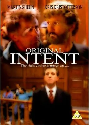 Original Intent DVD Drama (2000) Martin Sheen New Quality Guaranteed • £1.95