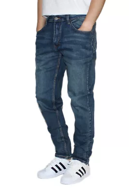 Men's Washed Stretch Loose-fit Jeans 4 Colors Victorious *dl1007 • $28.99