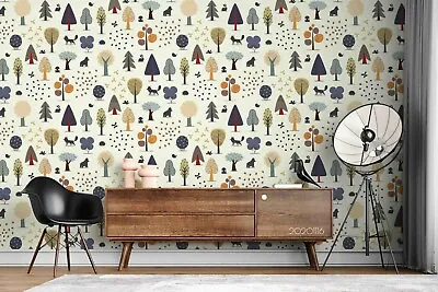 £142.28 • Buy 3D Autumn Forest Animal Wallpaper Wall Murals Removable Wallpaper 86