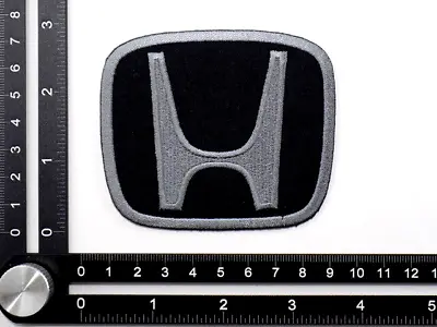 HONDA  H  EMBROIDERED PATCH IRON/SEW ON ~3-3/8  X 2-7/8  MOTORCYCLE RACING CARS • $7.99
