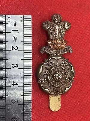 Original British Army Prince Of Wales's Yorkshire Hussars Cap Badge • $21.21