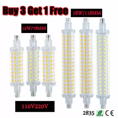 R7s LED Floodlight Bulb 78mm 12W/ 118mm 18W Flood Light Replace Halogen Bulbs UK • £4.21