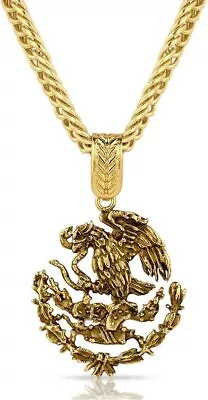 Montana Silversmiths Mexican Coat Of Arms Pendant Necklace - NC5886G • $95