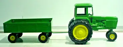 Vintage Ertl John Deere Toy Tractor & Ertl Wagon • $10.85